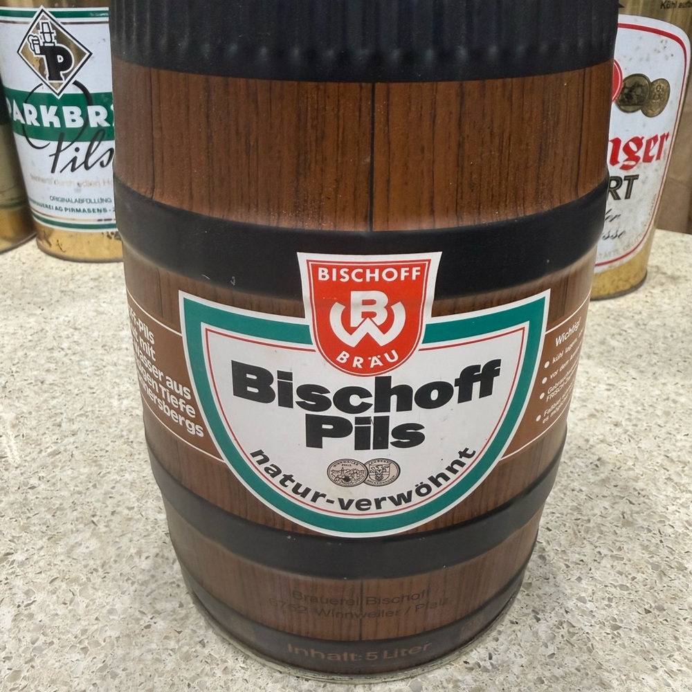 Bischoff Pils Beer 5-literally Barrel Keg